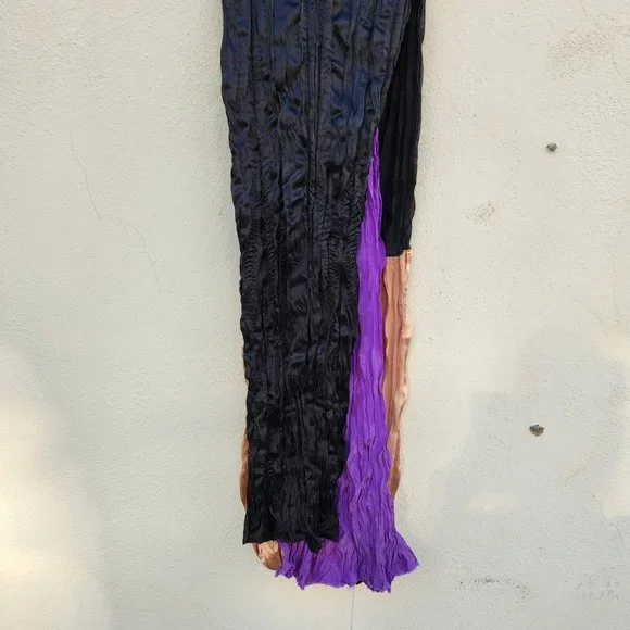 Juan Carlos Obando Colorblock Crushed Satin Scarf Autumn 2016